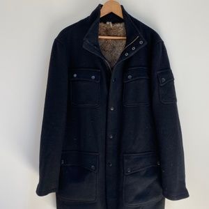 Juicy Couture fur lined man's coat